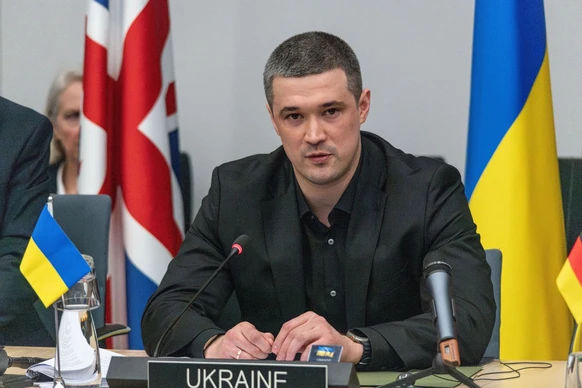 Mikhaïlo Fedorov, 35 ans, chargé de la défense, est le plus jeune ministre de Kiev.