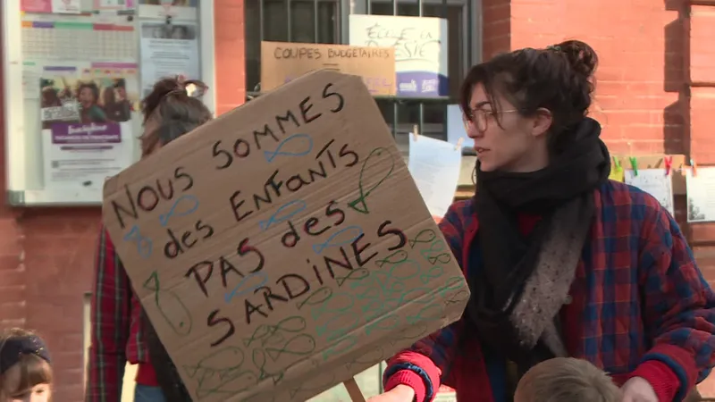 Les élèves de l'école maternelle Michelet à Toulouse (31) pourraient se retrouver à 30 par classe dès la rentrée 2026.