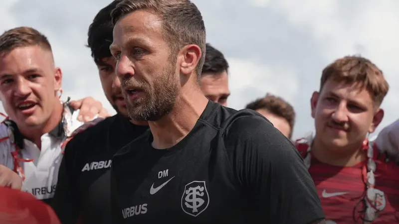 David Mélé, entraîneur adjoint du Stade toulousain