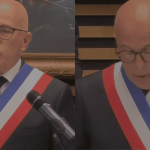 Éric Ciotti élu maire de Nice : l'opposition réagit à son écharpe tricolore mal portée.