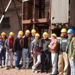 La troupe de 'Du charbon dans les veines' découvre le centre historique minier