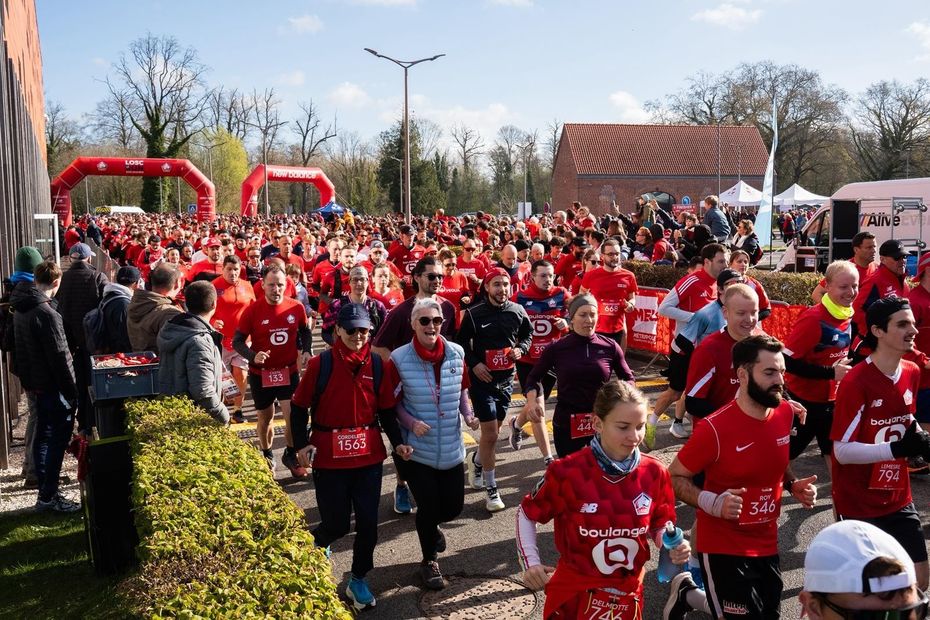 Le "LOSC Run Solidaire" remet un chèque de 20 000 euros pour lutter contre les cancers pédiatriques