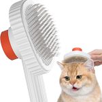 ACE2ACE Brosse auto-nettoyante pour chats d&rsquo;intérieur à poils longs et courts – Élimine facilement les poils morts et les poils morts
