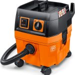 FEIN Dustex 25 L, Aspirateur de chantier eau et poussière pour le raccordement d’outils électroportatifs.Câble avec fiche 7.5 m, Puissance absorbée 1 380 W, Certification classe de poussières L.