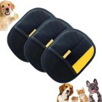 Générique Gants Anti-Poils pour Animaux, Gants Réutilisables pour l&rsquo;épilation des Animaux,Gants Antistatiques pour Poils d&rsquo;animaux, pour Le Nettoyage et Le Peignage des Poils d&rsquo;animaux (3PCS)