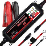 MOTOPOWER MP00207-FR 6V/12V 4AMP Chargeur Intelligent Entièrement Automatique Maintainer avec Mode de Récupération de la Batterie