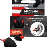 Alpine MotoSafe Race MotoGP™ – Bouchons d’oreilles spécial motards – Protection auditive réutilisable – Réduction de 20dB – Certifié CE – Filtre ultra doux et confortable