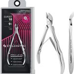 STALEKS PRO by Natury Nails Pince à cuticules professionnelle 9 mm – Coupe-cuticules en acier inoxydable – Expert 10-9