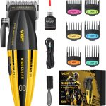 VGR 285 Fresh Fade Tondeuse à Cheveux Hommes Professionnel, 9000 RPM Tondeuse Pro Sans Fil pour Coupe de Cheveux Compacte Légère Polyvalente avec Indicateur LED, USB Rechargeable