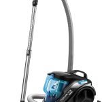 Rowenta Compact Power Cyclonic Aspirateur Sans Sac Performant Compact Léger Maniable Ergonomique Capacité 1,5L RO3731EA, Noir / Turquoise