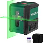 Niveau Laser Auto-nivelant Faisceau Horizontal et Vertical Laser Croisé pour la Décoration de La Maison, Pochette de Transport, Batterie Incluse