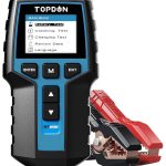 Testeur de Batterie AUTO 12V 24V, TOPDON BT200 100-2000 CCA Testeur d’alternateur automobile Analyseur de batterie numérique pour Voiture/Camion/Moto/ATV/SUV/Bateau/Yacht