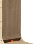 Amazon Basics Griffoir en Forme de L pour Chats, Tapis à Gratter avec Balle Interactive et Herbe à Chat, Tapis Mural en Carton pour Chats et Chatons d’Intérieur, 41,9cm x 28,9cm x 68,0cm