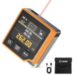 CIGMAN CD80 Télémètre Laser 3-en-1 80m, Mètre Ruban Laser Numérique avec Écran LCD Rétroéclairé | Batterie 1000mAh, Inclinomètre, USB Type-C, Mesure Multi-Mode & Unité