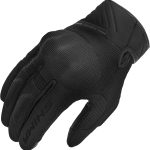 SHIMA SONIC Gants Moto Homologué Homme Textile Cuir Longues Ete Ventilé Protecteur Perforé Gant Protecion Norme Touchscreen Ventilation Scooter Trotinette Motocyclette (Hommes, Noir, XL)