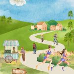 Course des poiriers en fleurs et animations pour explorer le patrimoine de Mantilly