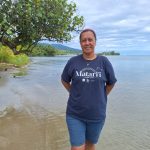 Charline Tauraatua Saint-Saëns, tête de liste de Te Anuanua no te Fenua à Taiarapu-Ouest (Crédit : Anne-Charlotte Lehartel).