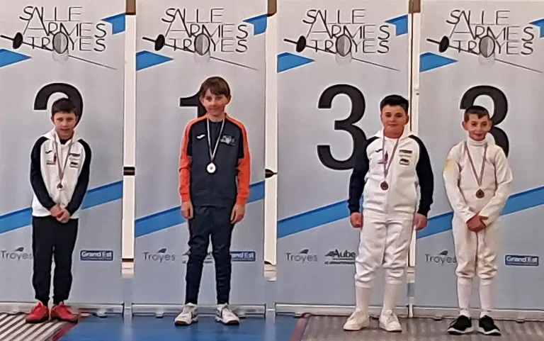 Compétition à Troyes : les escrimeurs de Wassy remportent quatre podiums