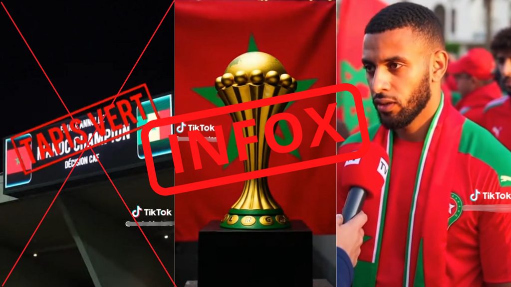 Non, ces supporters marocains n'ont pas pris parti pour l'équipe du Sénégal.