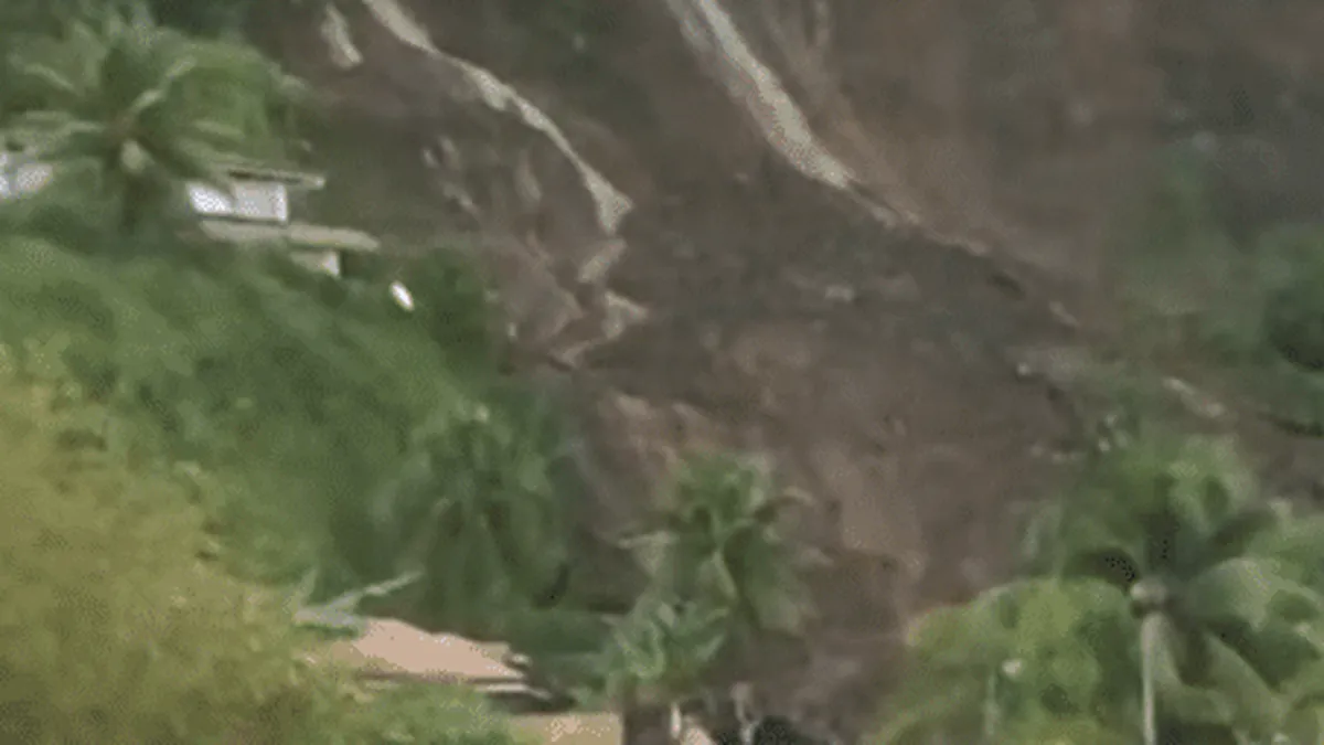 Afaahiti : un éboulement secoue le quartier