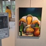 Couleurs et formes polynésiennes : l’art contemporain s’installe à la Bibliothèque universitaire