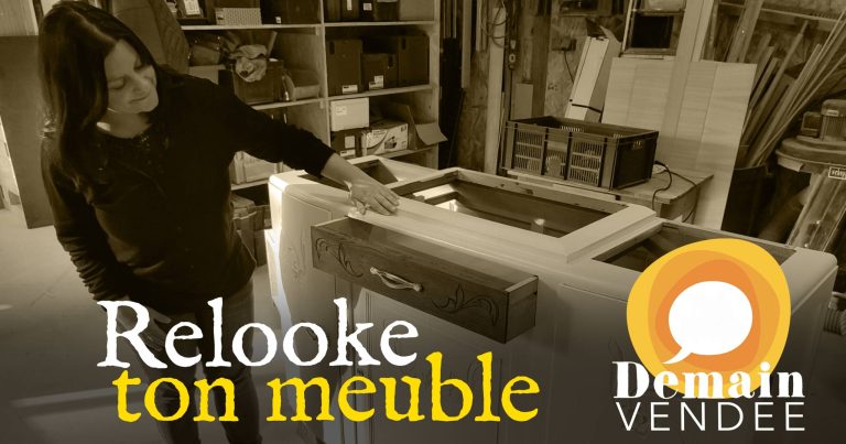 Relooke ton meuble ! Anne-Flore redonne vie aux meubles anciens à Mouchamps