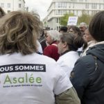 Protestation d'infirmières Asalée