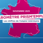 Baromètre Prism'emploi : État de l'emploi intérimaire en novembre 2025