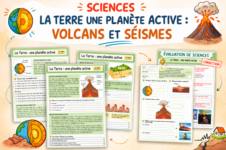 Sciences CM : Comprendre les volcans et séismes avec la trousse de Sobelle