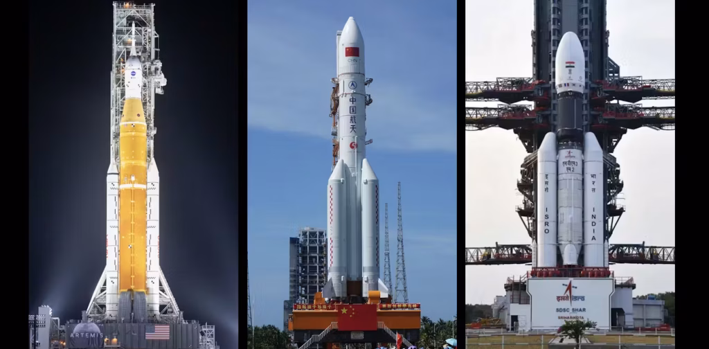 Comparaison de la course à la Lune des années 2020 : Artemis, Chang’e et Chandrayaan face aux années 1960