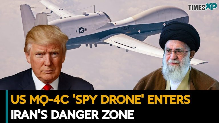 Drone espion MQ-4C des États-Unis pénètre la zone dangereuse d'Iran