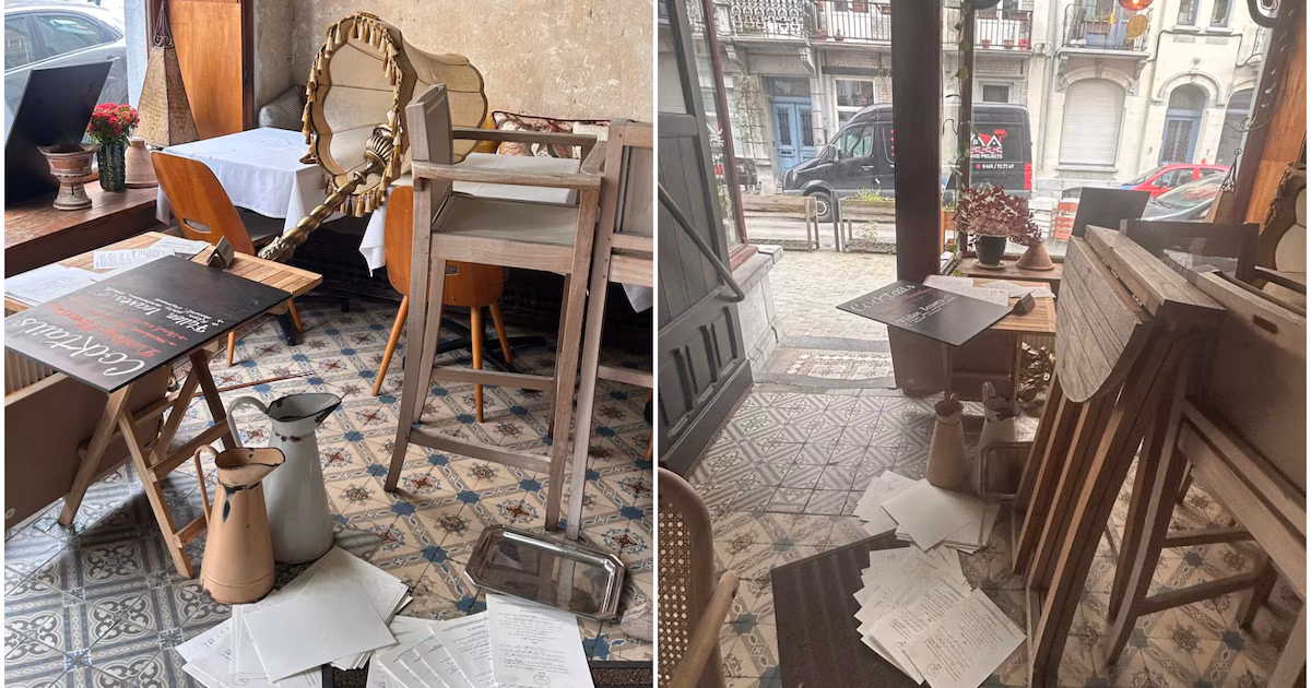 Le restaurant PtitBeur à Saint-Gilles : un sentiment d'injustice après le saccage.