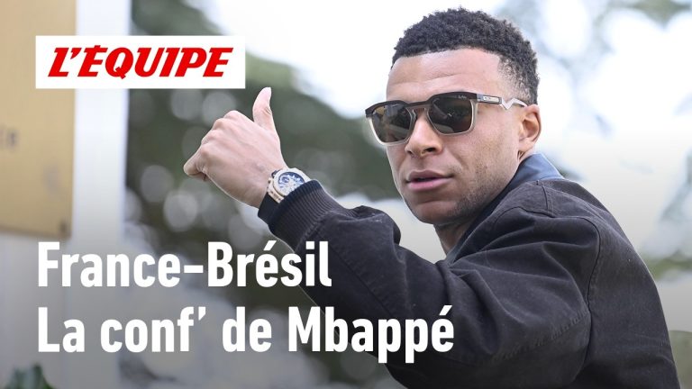 France-Brésil : Mbappé dément les rumeurs sur son genou