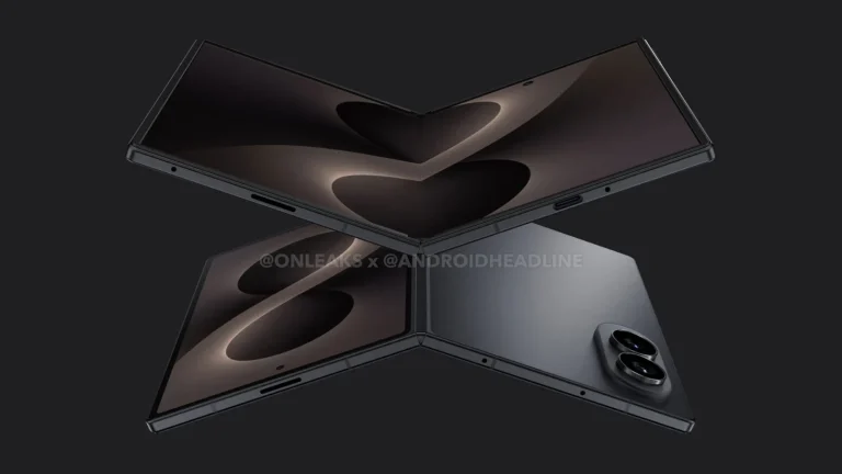 Galaxy Z Fold 8 Wide : les rendus 3D révèlent le design du smartphone de Samsung