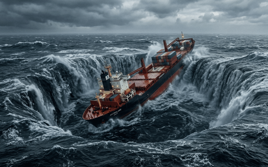 Les scientifiques confirment l'existence des trous scélérats, un phénomène menaçant en mer