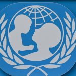 Le logo de l'Unicef à Dublin (Irlande) le 17 février 2023.