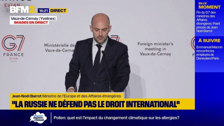 Jean-Noël Barrot accuse Sergueï Lavrov de mensonges et dénonce l'hypocrisie de Moscou