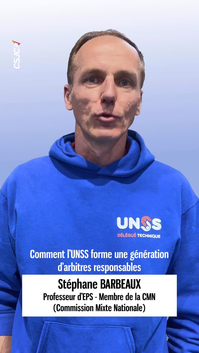 Jeunes arbitres UNSS : apprentissage des règles et développement du leadership avec Stéphane Barbeaux