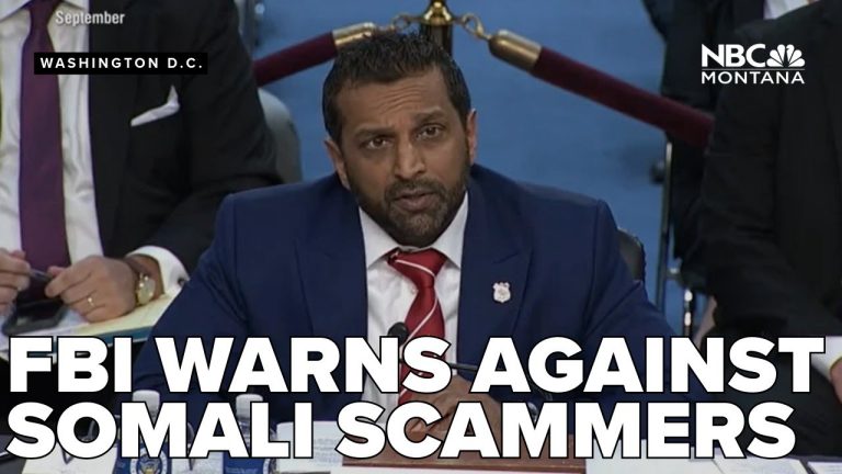 Kash Patel alerte sur la dénaturalisation des escrocs somaliens