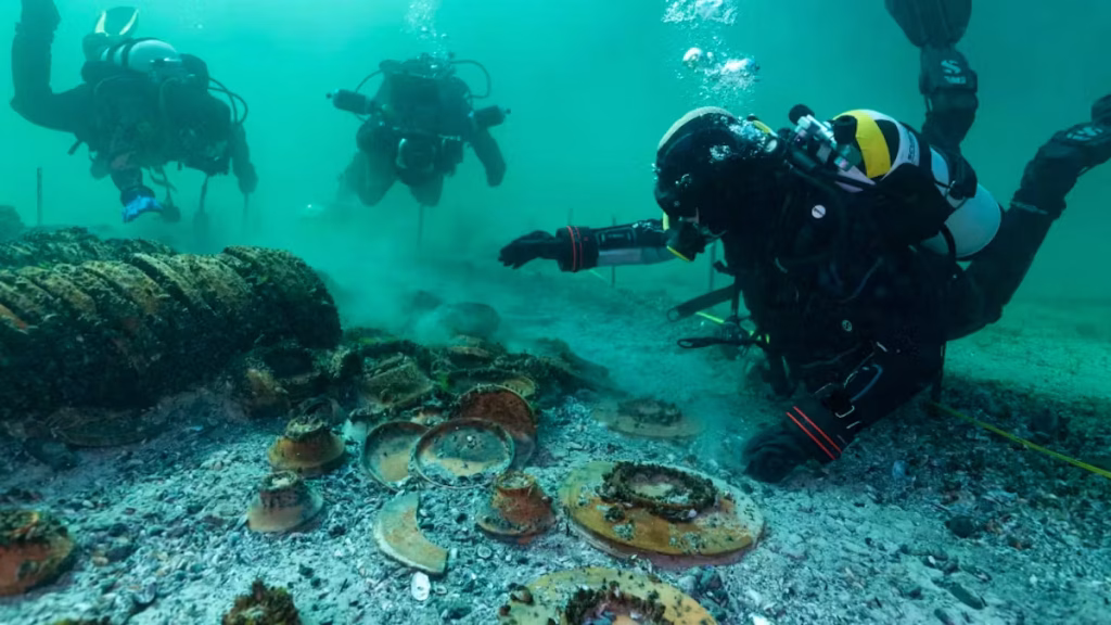 Lac de Neuchâtel : Découverte de centaines d'objets romains immergés