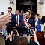 Le nouveau maire de Cagnes-sur-Mer, Bryan Masson, investiture devant une foule nombreuse