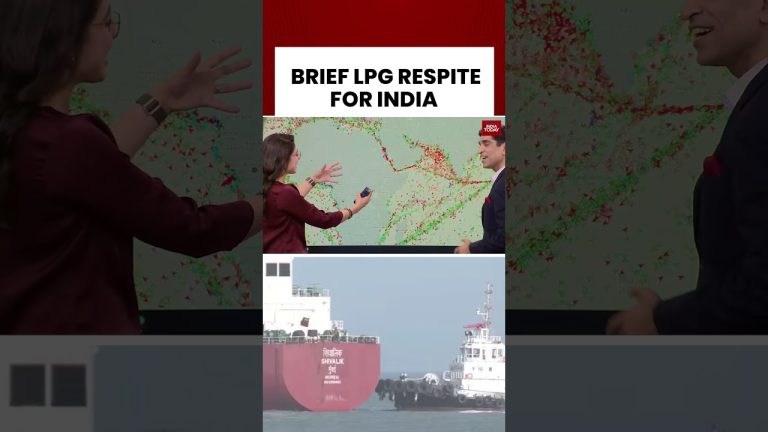 Le pétrolier LPG Shivalik arrive au port de Mundra, Gujarat