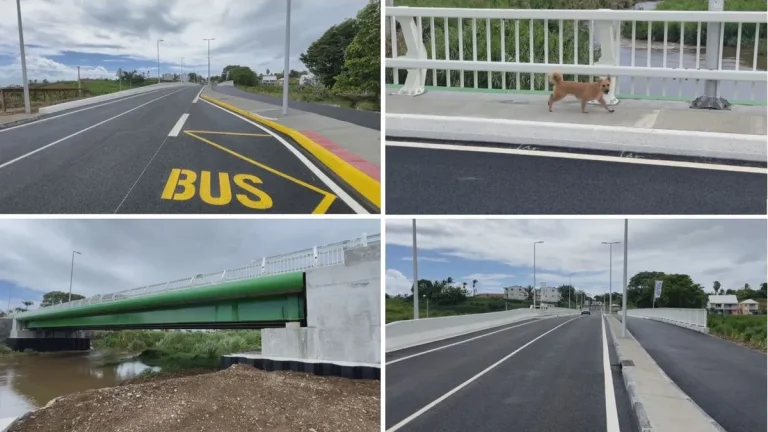 Le pont de Sainte-Claire, détruit par la tempête Fiona en 2022, est enfin reconstruit.