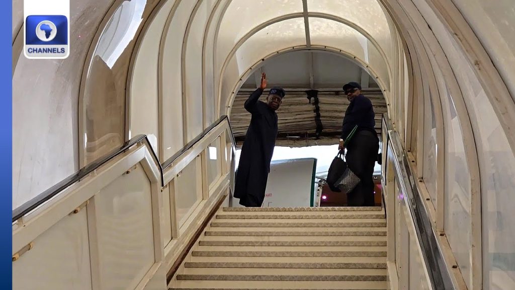 Le président Tinubu quitte Lagos pour l'Europe