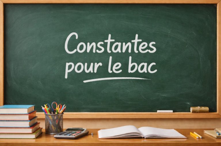 Les 3 constantes essentielles à maîtriser pour la spécialité physique-chimie au bac