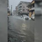 Météo : inondations à Cayenne, les fortes pluies touchent la route de l'est.