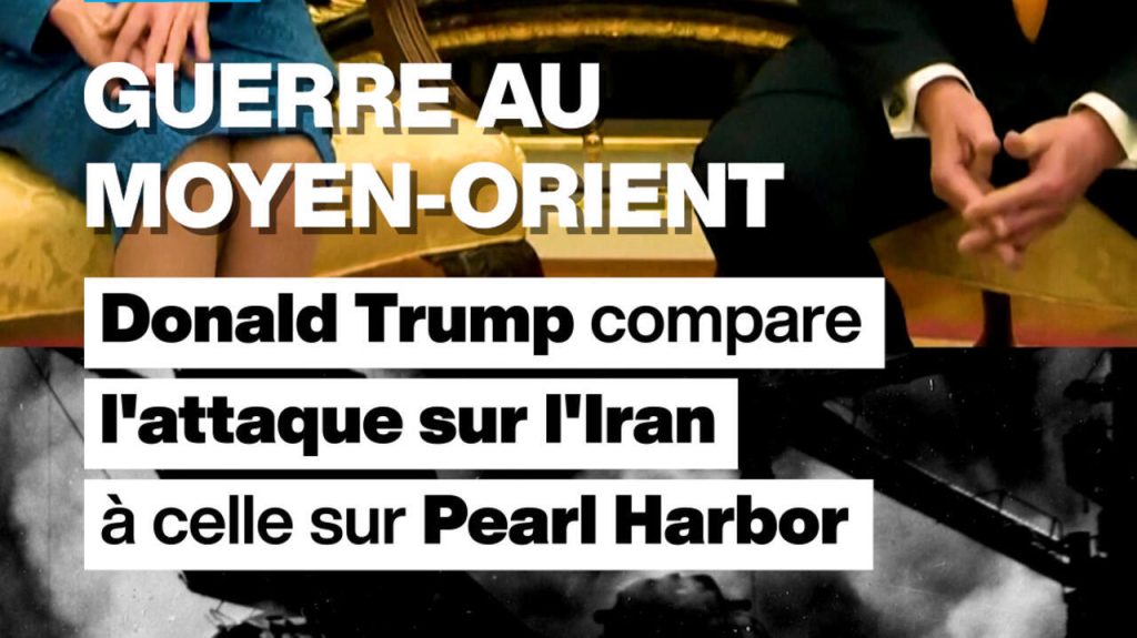 Donald Trump établit un parallèle entre l'attaque sur l'Iran et celle de Pearl Harbor.