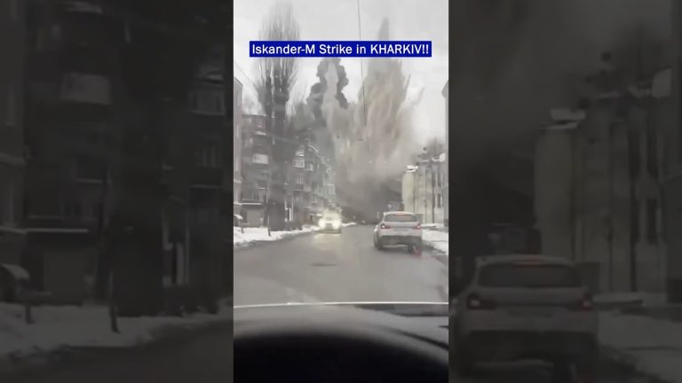 Missile Iskander-M russe frappe un centre commercial à Kharkiv !