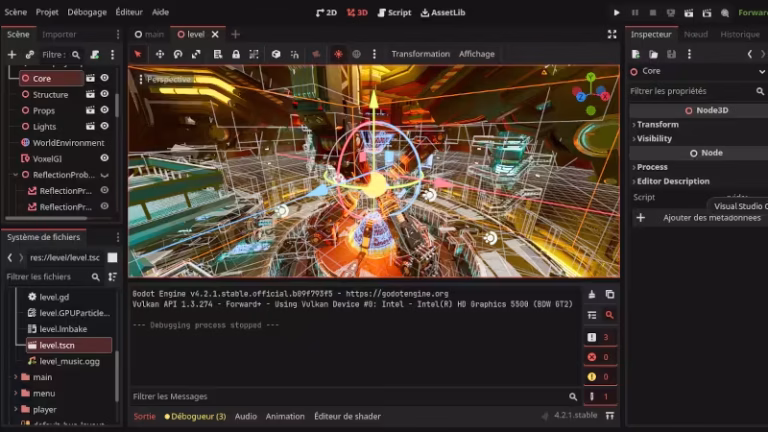 Moteurs de jeu sur PC : Unity reste en tête, Godot enregistre une progression