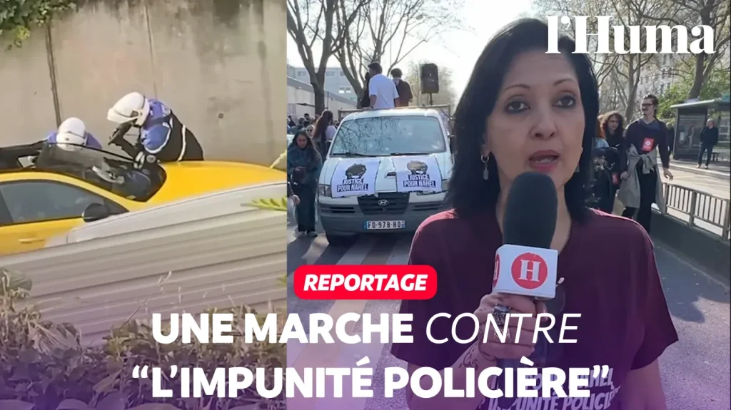 À Nanterre, marche contre l'impunité policière avec les familles de Nahel et d'autres victimes